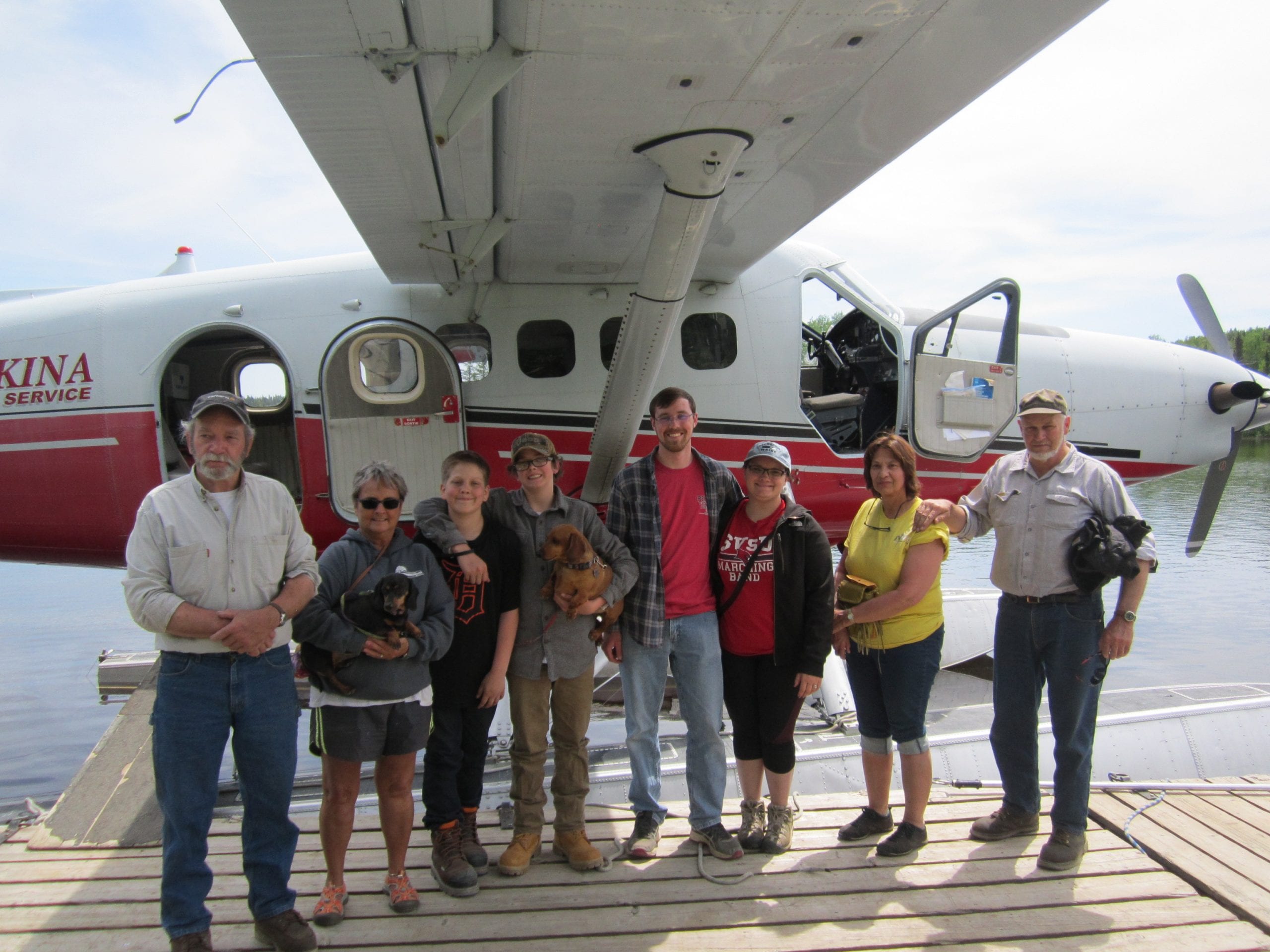 Fishing in Nakina, Ontario