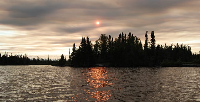 Beautiful scene of Attawapiskat River