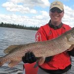 Man holding a pike