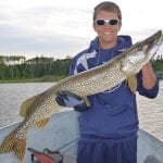 Man holding a pike