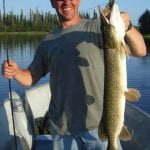 Man holding a pike