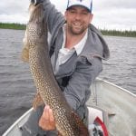 Man holding a pike