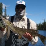 Man holding a pike