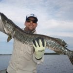 Man holding a pike
