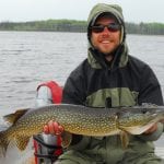 Man holding a pike