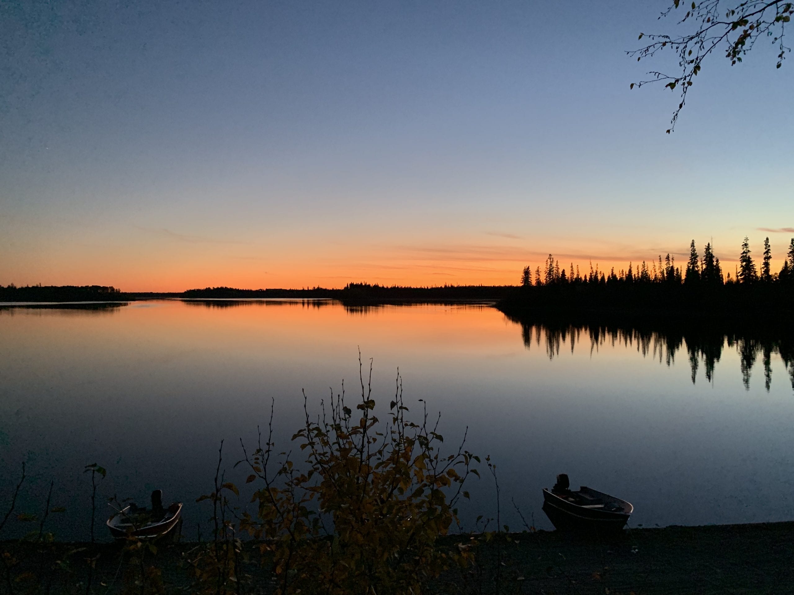 Fishing in Nakina, Ontario