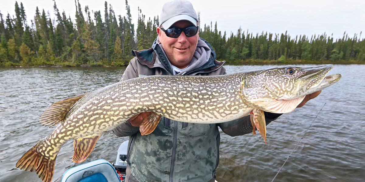 Fishing in Nakina, Ontario